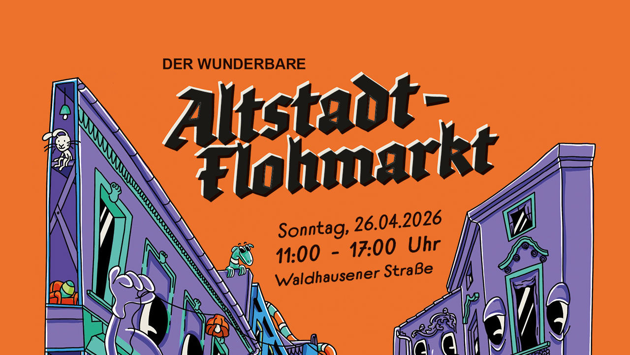 Grafik Altstadt-Flohmarkt Flyer